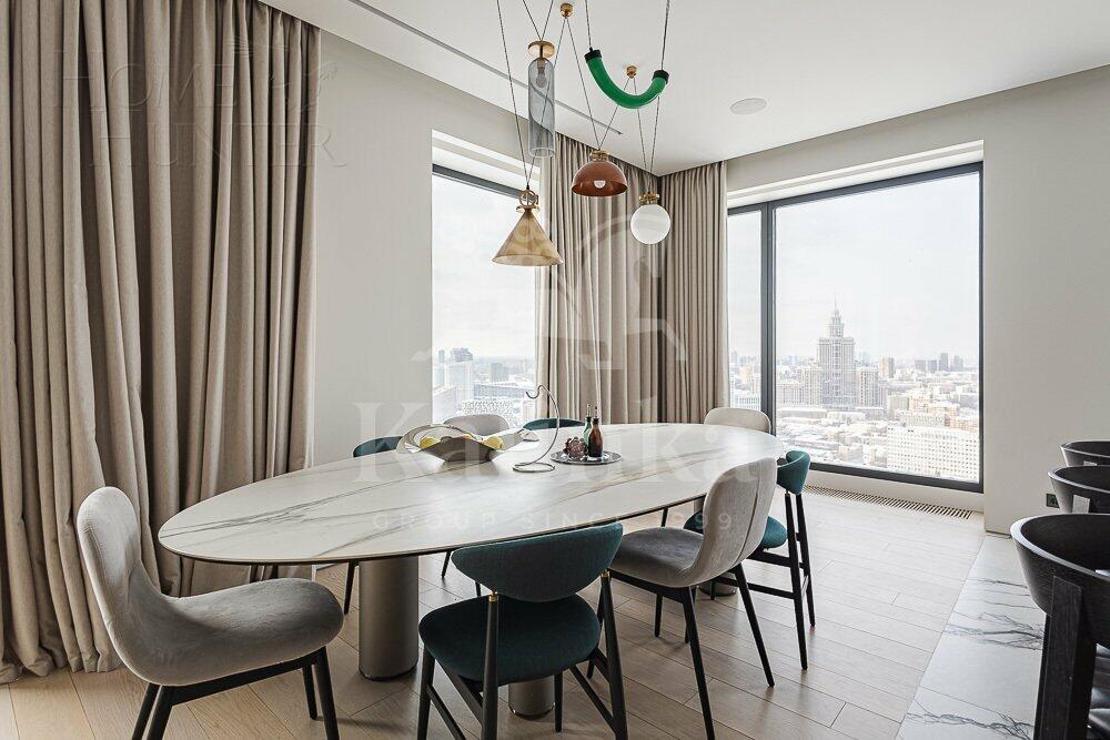 5-КОМН. КВАРТИРА С ОТДЕЛКОЙ 296 М² НА 35 ЭТАЖЕ