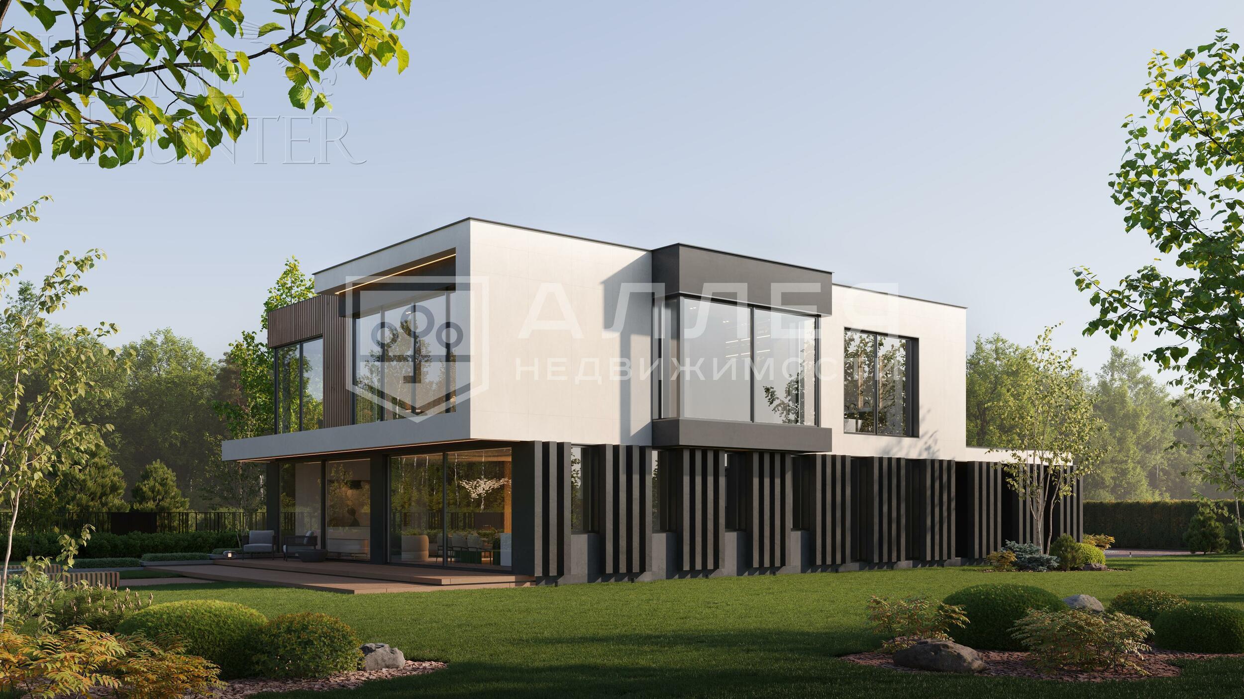 2-этажный коттедж 380 м² с отделкой