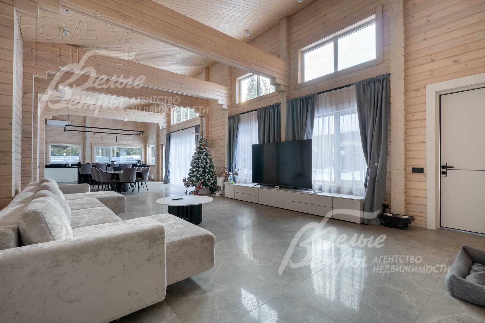 1-этажный коттедж 200 м² с отделкой