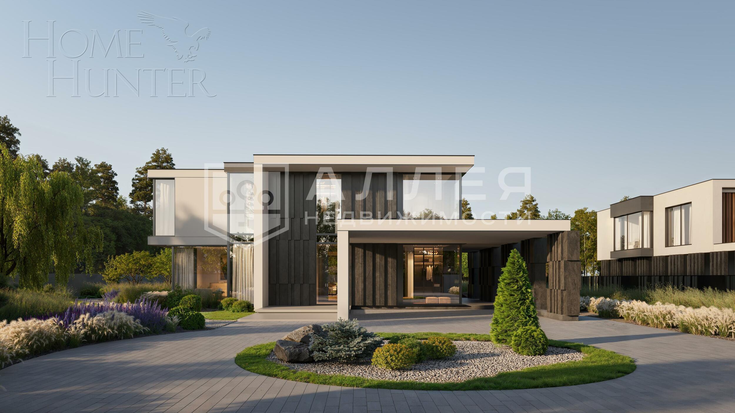 2-этажный коттедж 550 м² без отделки