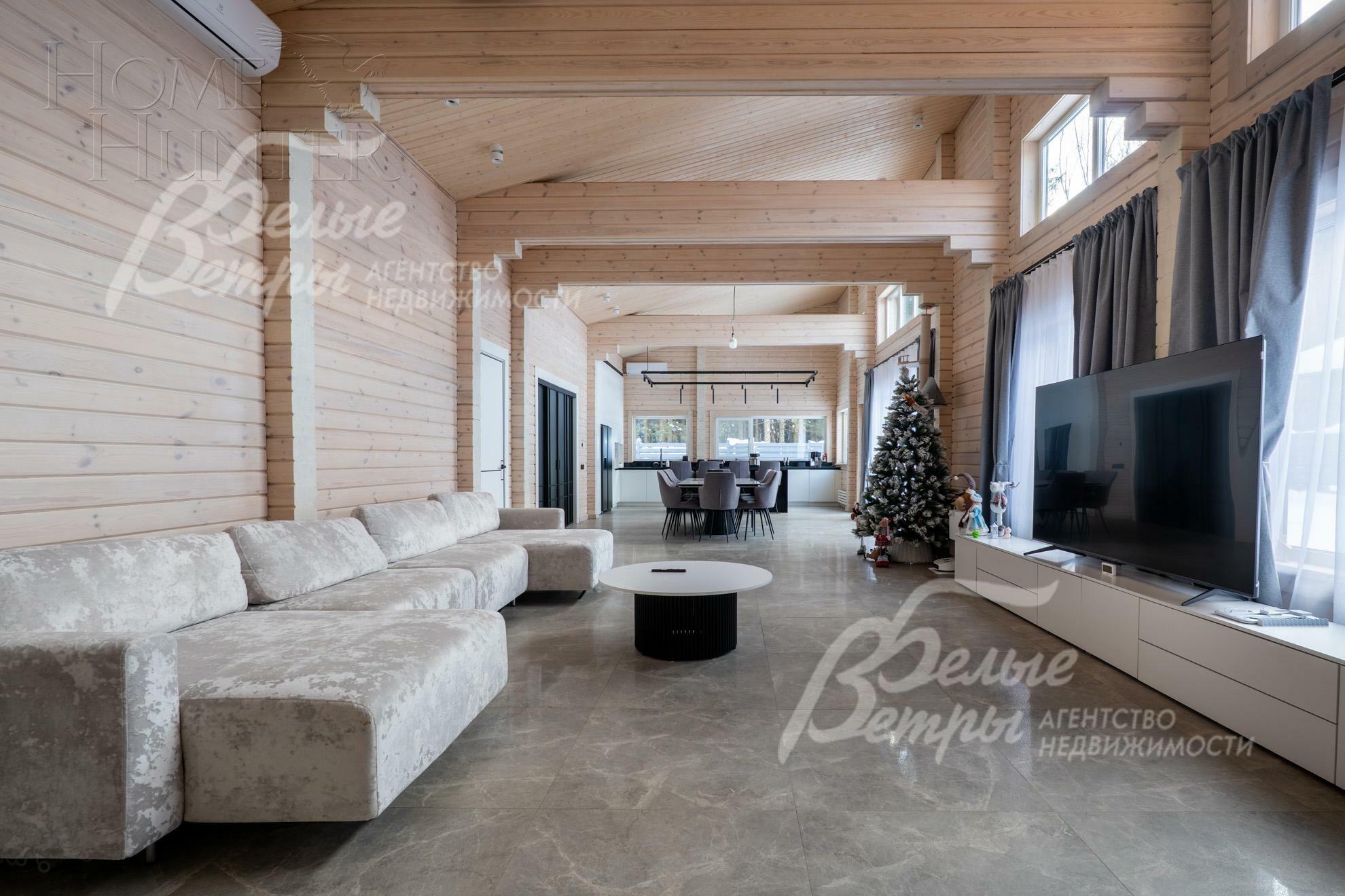 1-этажный коттедж 200 м² с отделкой