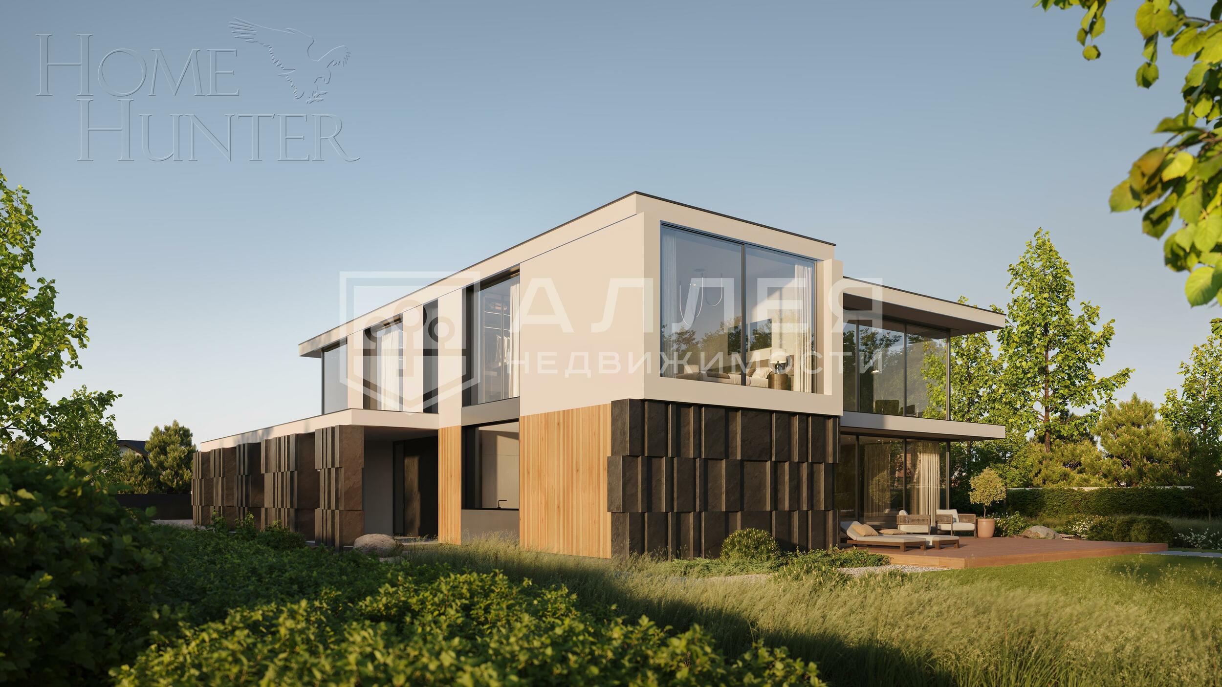 2-этажный коттедж 550 м² без отделки