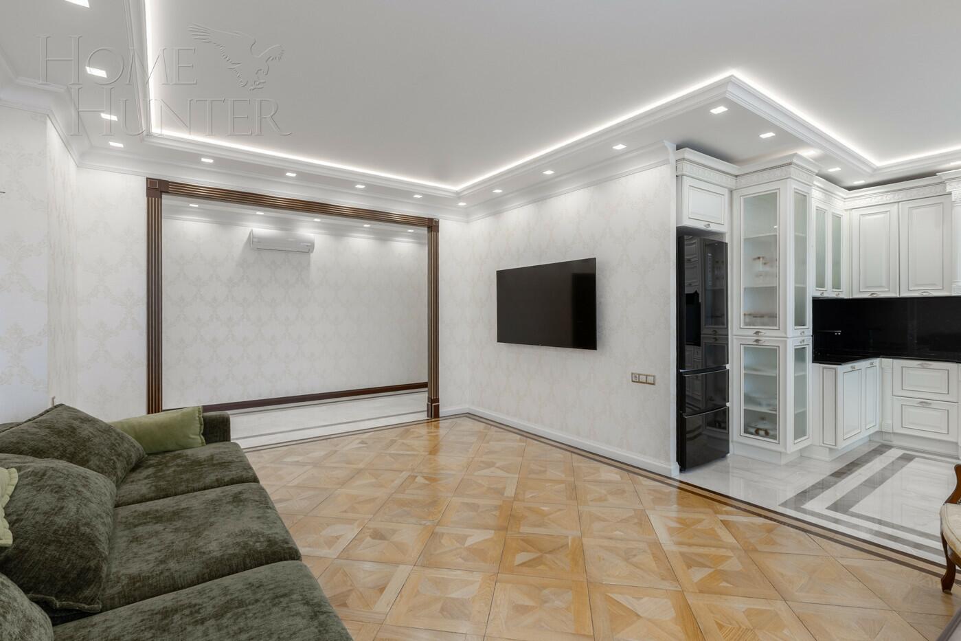 3-КОМН. КВАРТИРА С ОТДЕЛКОЙ 97.7 М² НА 23 ЭТАЖЕ