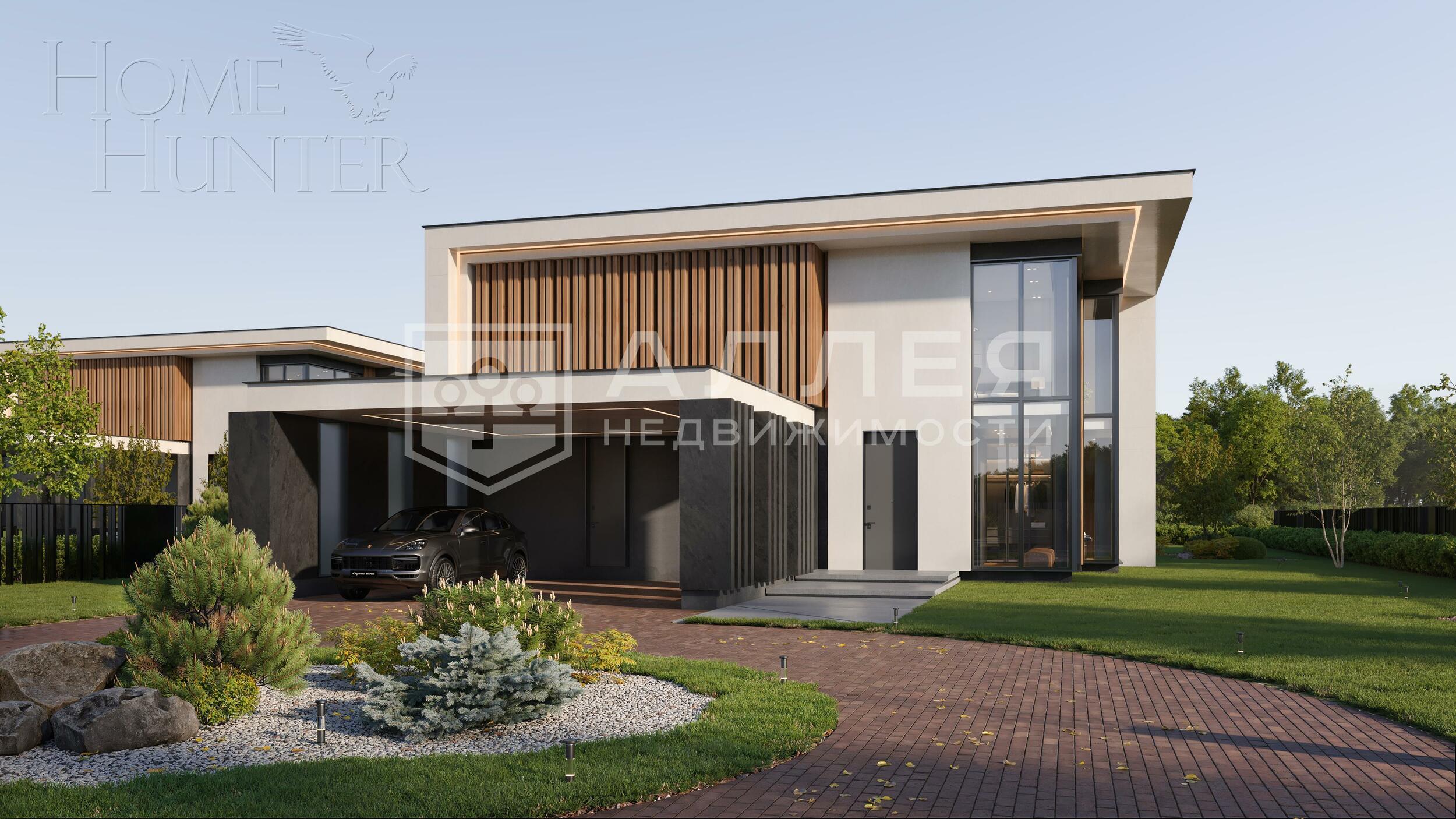 2-этажный коттедж 380 м² с отделкой