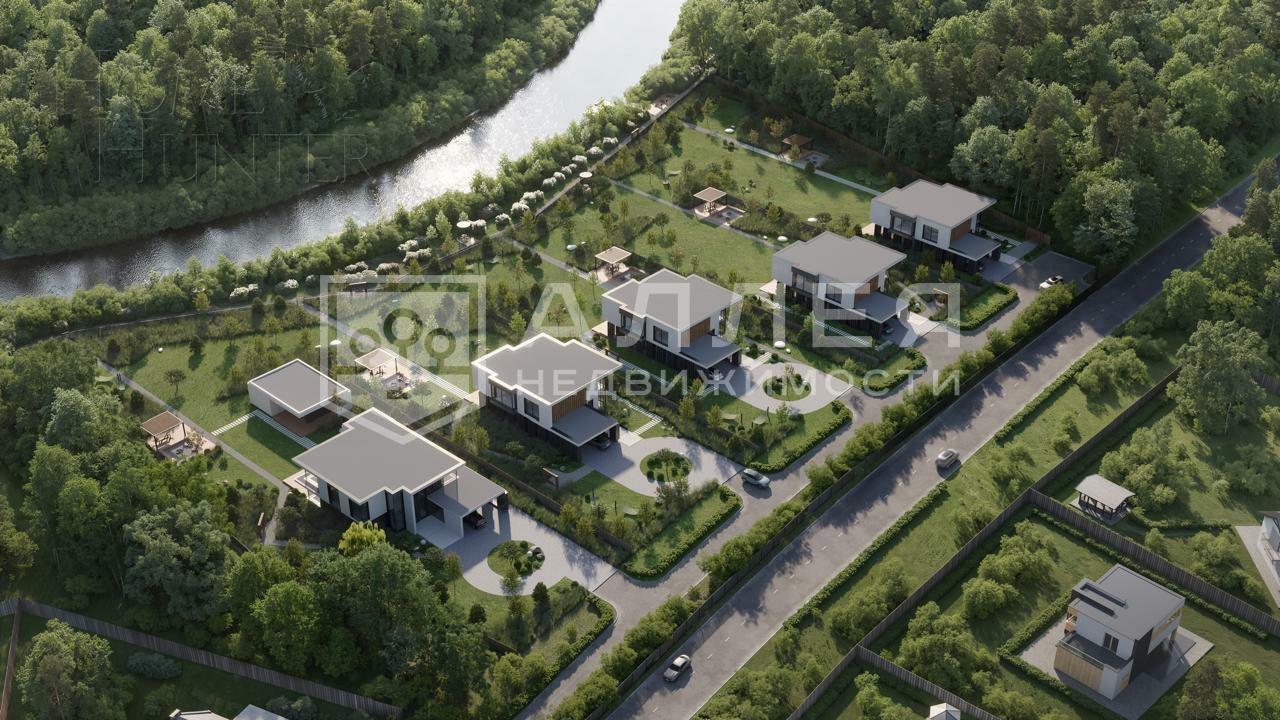 2-этажный коттедж 550 м² без отделки