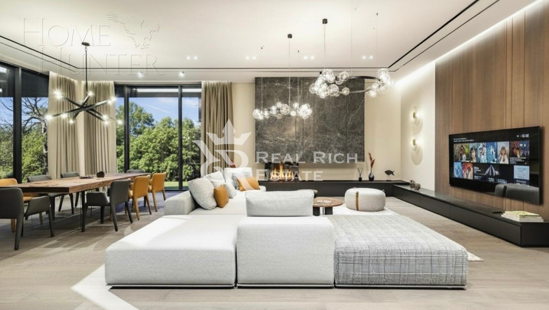 2-этажный коттедж 550 м² с отделкой