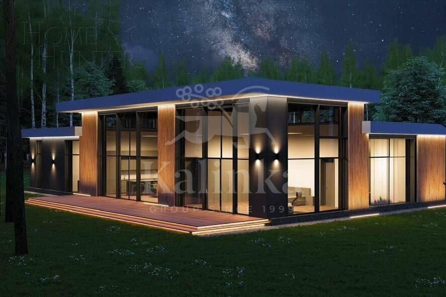 1-этажный коттедж 700 м² без отделки