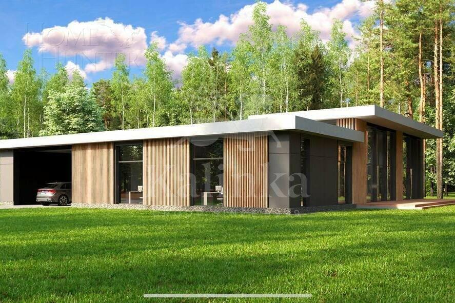 1-этажный коттедж 700 м² без отделки