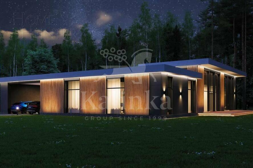 1-этажный коттедж 700 м² без отделки