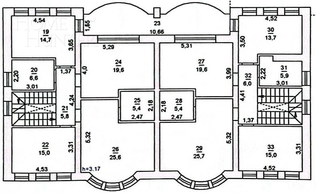 3-этажный коттедж 707.9 м² с отделкой