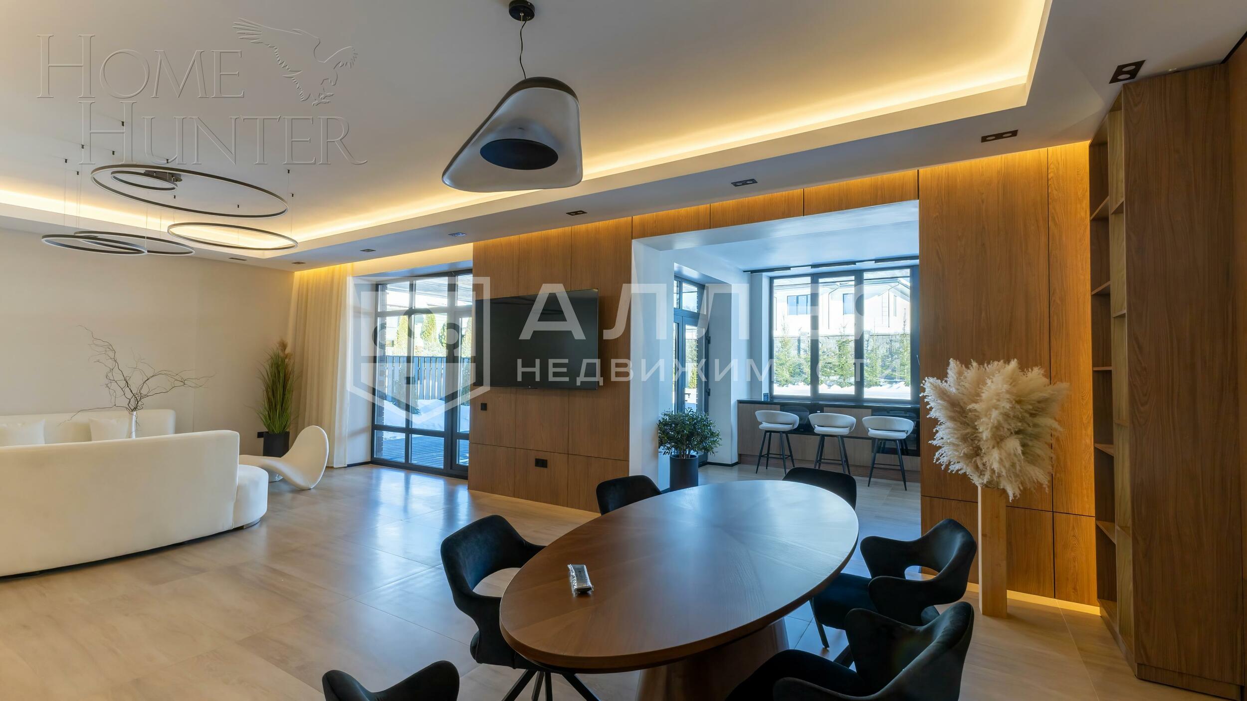 2-этажный коттедж 340 м² с отделкой