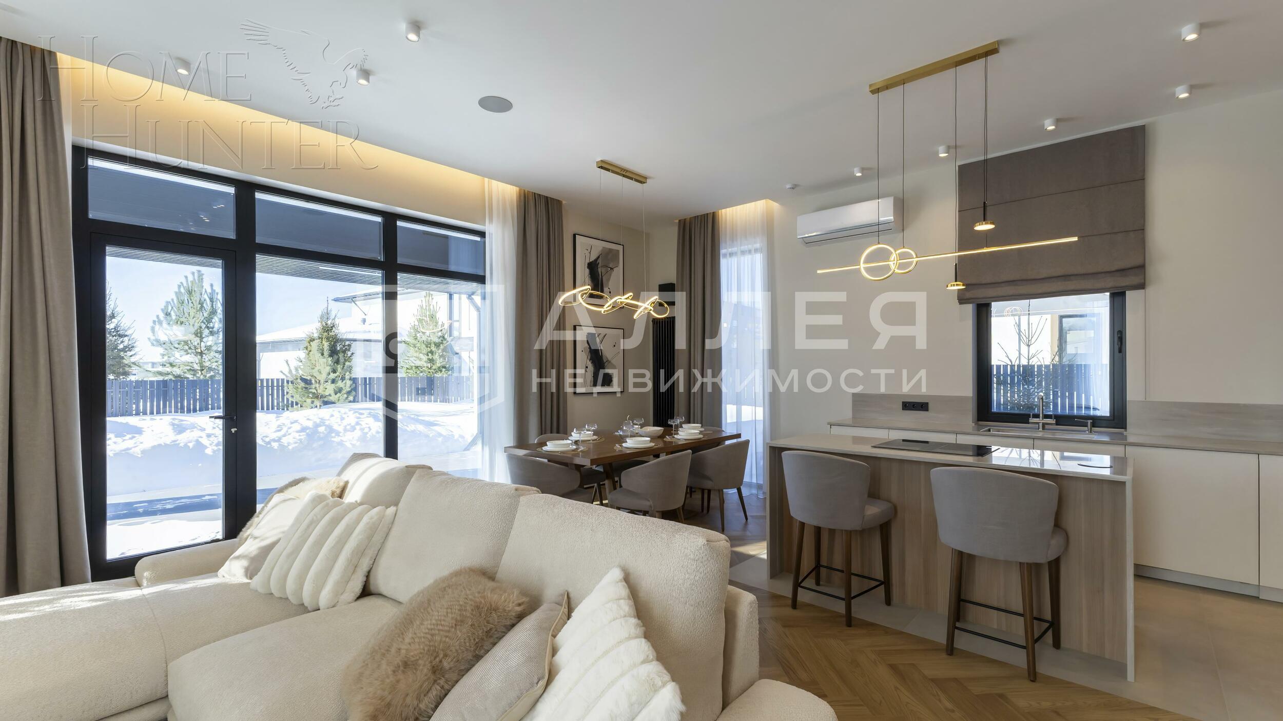 2-этажный коттедж 310 м² с отделкой