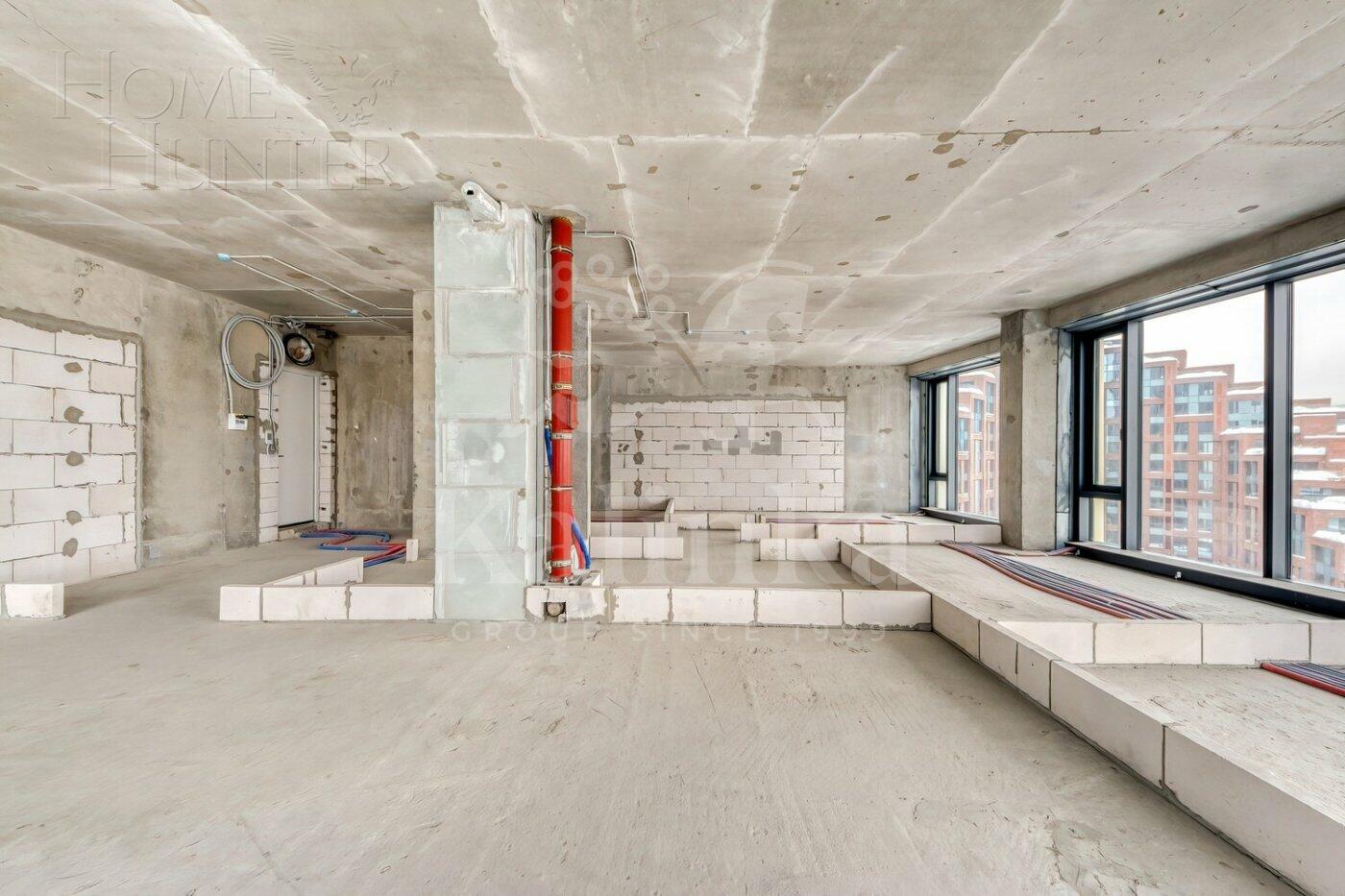 4-КОМН. КВАРТИРА БЕЗ ОТДЕЛКИ 123.8 М² НА 13 ЭТАЖЕ