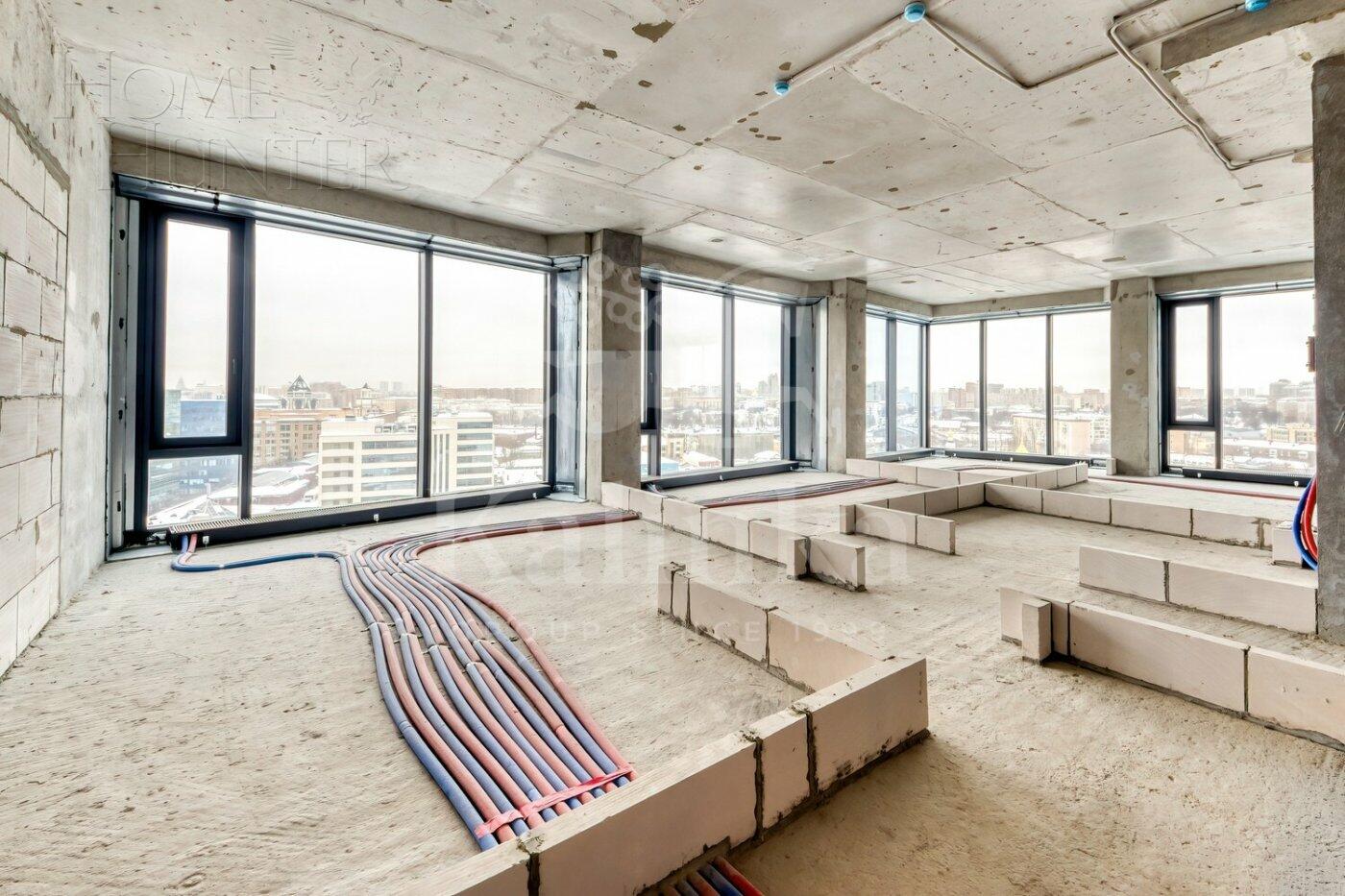 4-КОМН. КВАРТИРА БЕЗ ОТДЕЛКИ 123.8 М² НА 13 ЭТАЖЕ