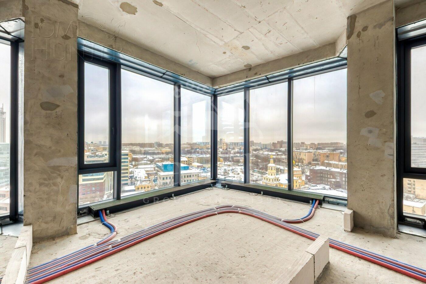 4-КОМН. КВАРТИРА БЕЗ ОТДЕЛКИ 123.8 М² НА 13 ЭТАЖЕ