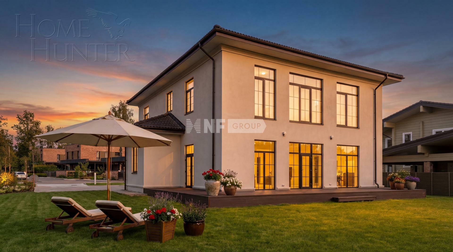 2-этажный коттедж 280 м² с отделкой