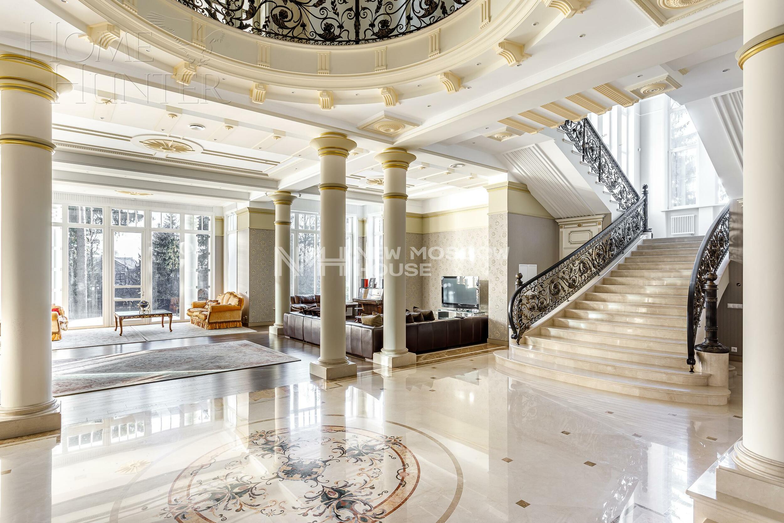 3-этажный коттедж 972 м² с отделкой