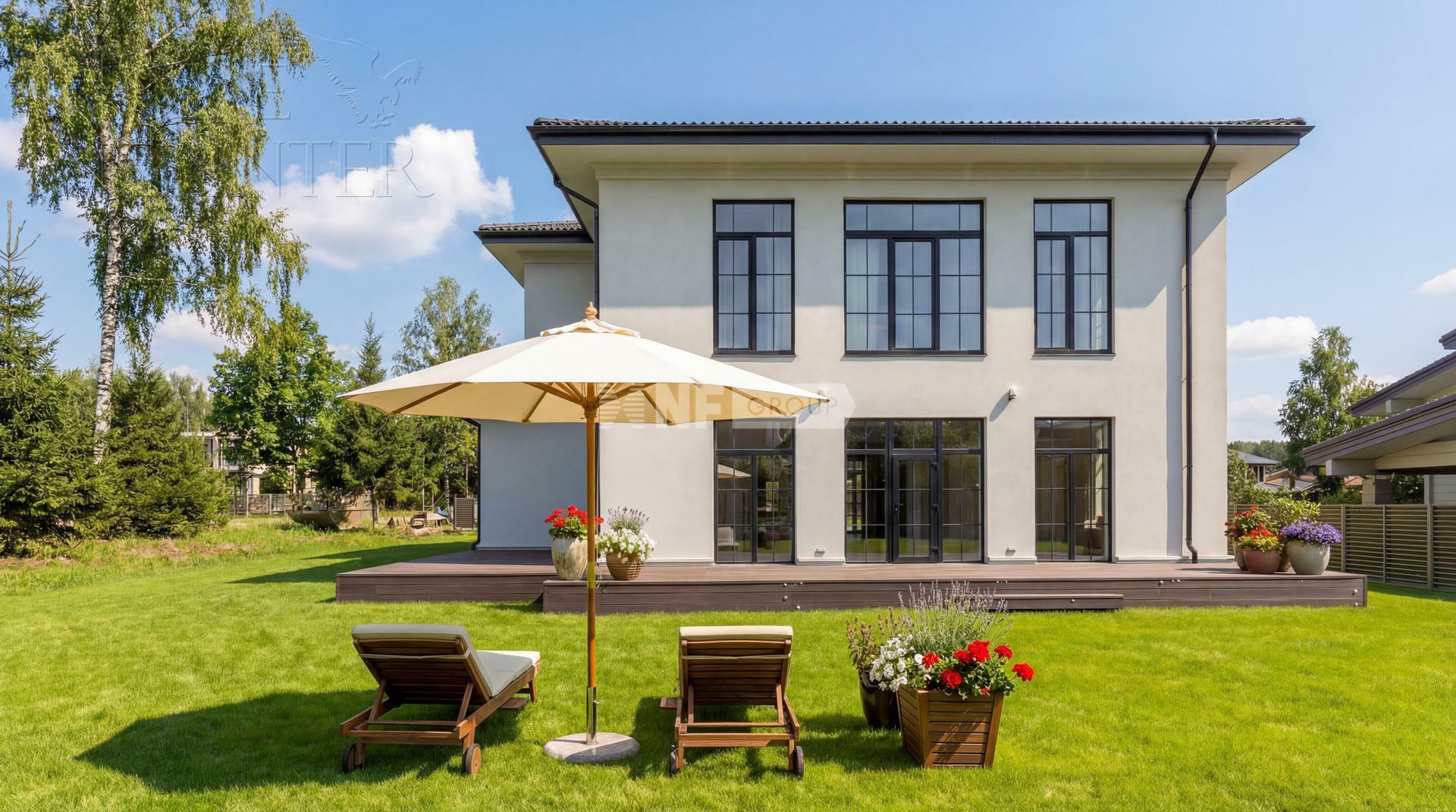 2-этажный коттедж 280 м² с отделкой