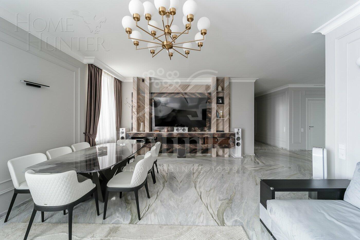 4-КОМН. КВАРТИРА С ОТДЕЛКОЙ 201 М² НА 33 ЭТАЖЕ