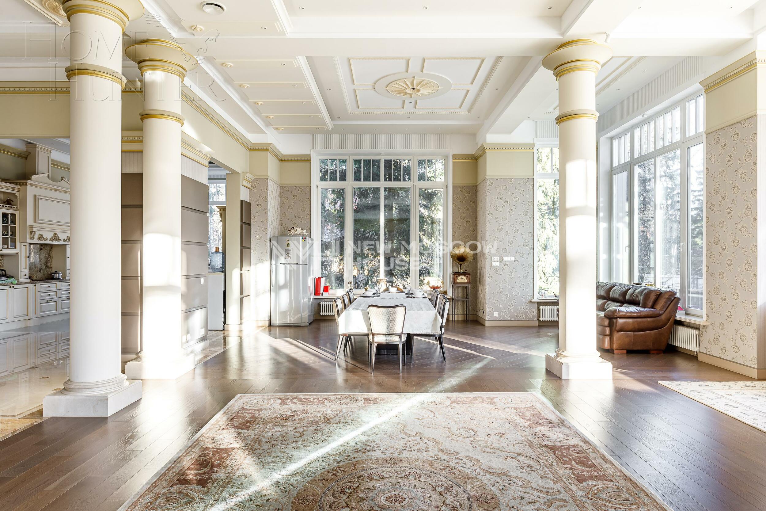 3-этажный коттедж 972 м² с отделкой