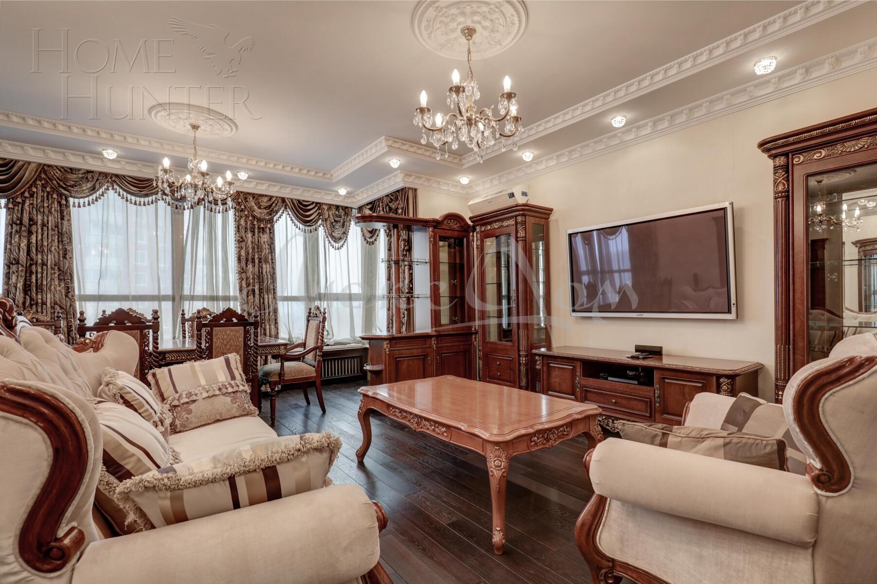 4-КОМН. КВАРТИРА С ОТДЕЛКОЙ 190.5 М² НА 8 ЭТАЖЕ