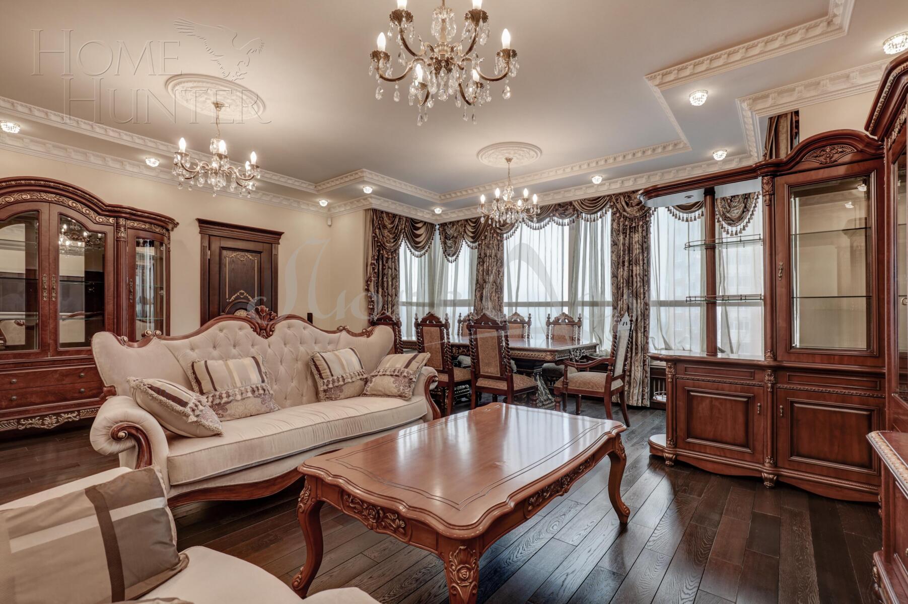 4-КОМН. КВАРТИРА С ОТДЕЛКОЙ 190.5 М² НА 8 ЭТАЖЕ