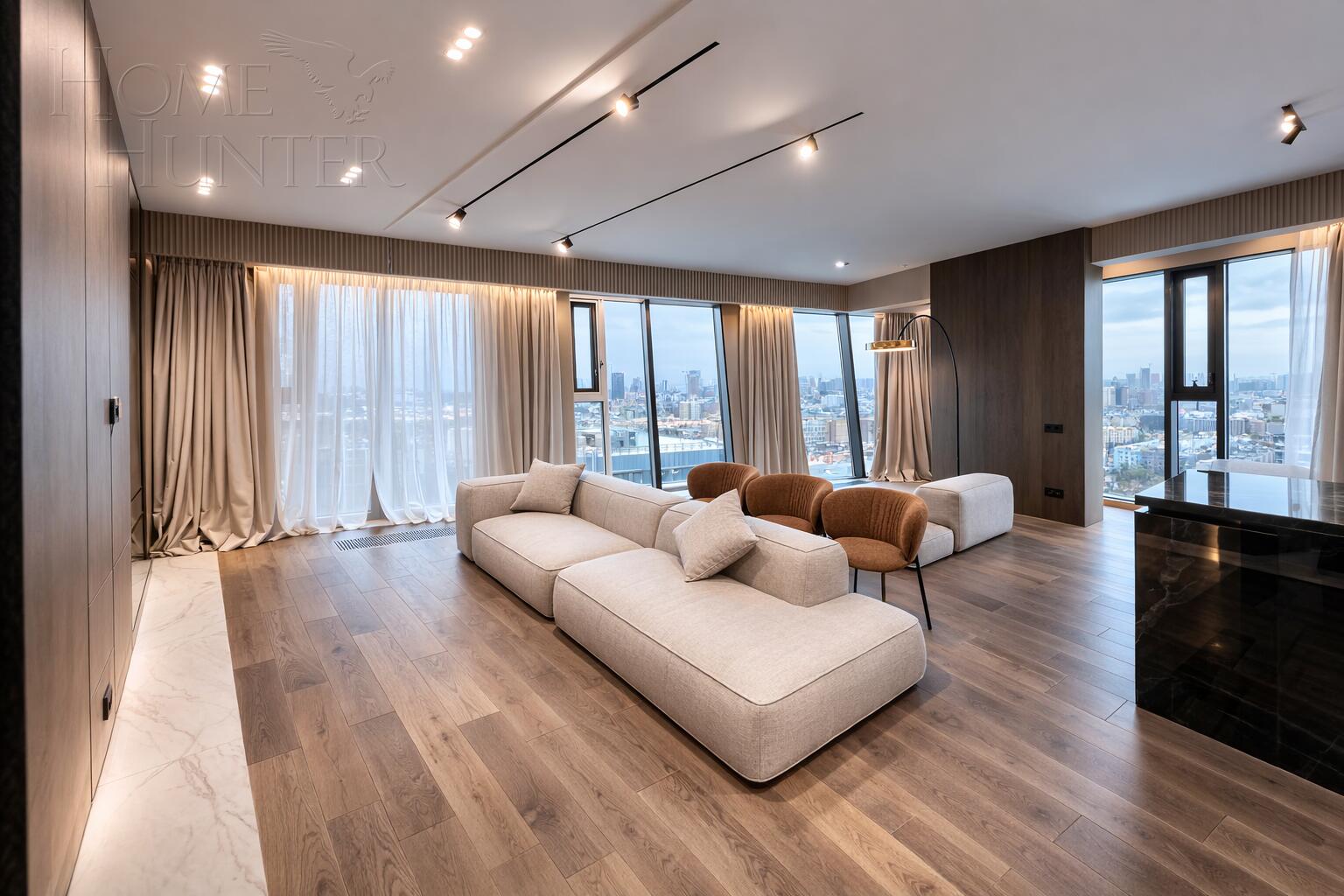 4-КОМН. КВАРТИРА С ОТДЕЛКОЙ 153 М² НА 26 ЭТАЖЕ