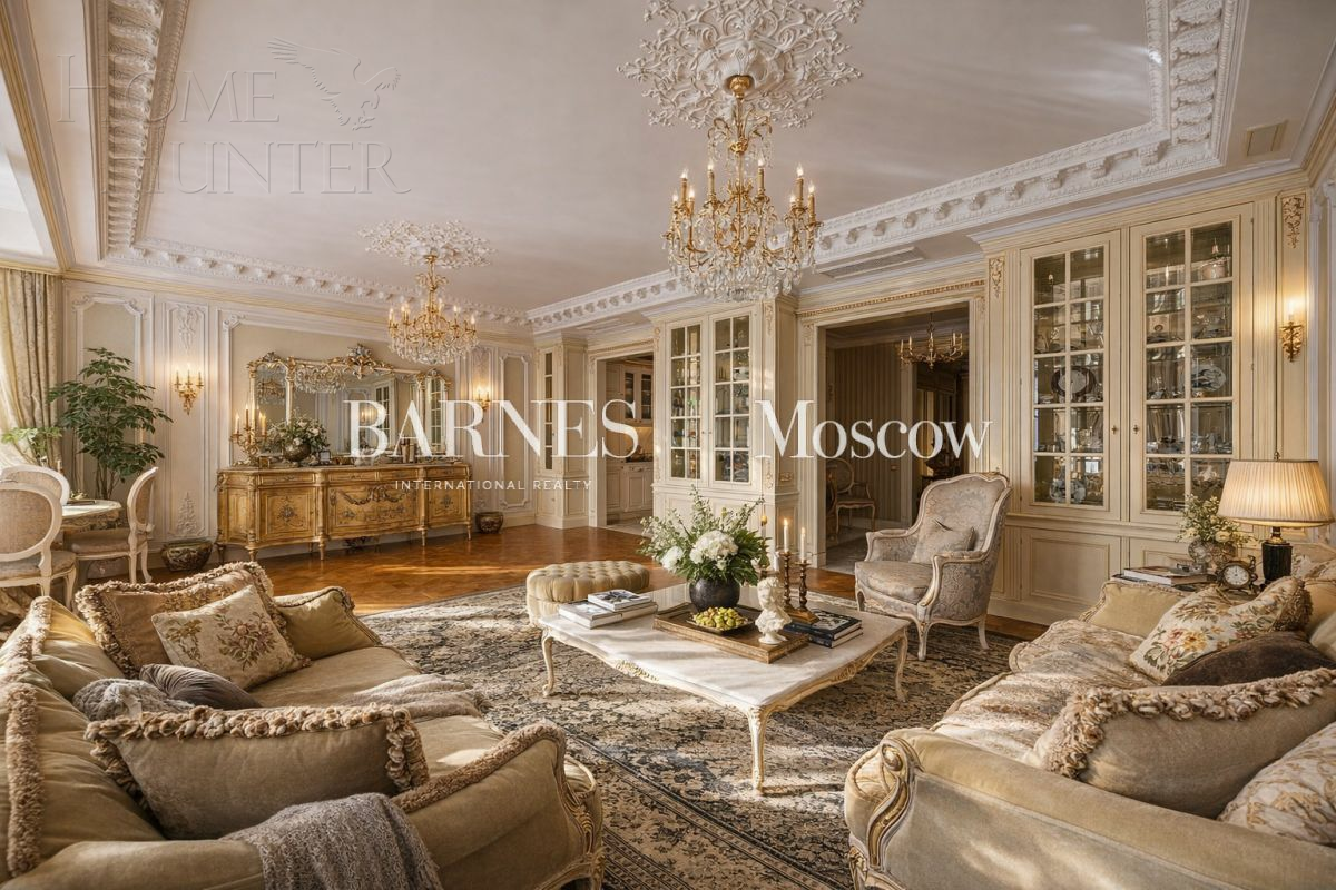 4-КОМН. КВАРТИРА С ОТДЕЛКОЙ 190 М² НА 3 ЭТАЖЕ