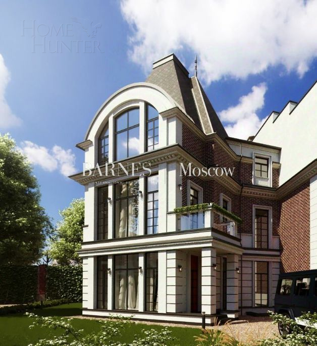 3-этажный таунхаус 600 м² без отделки