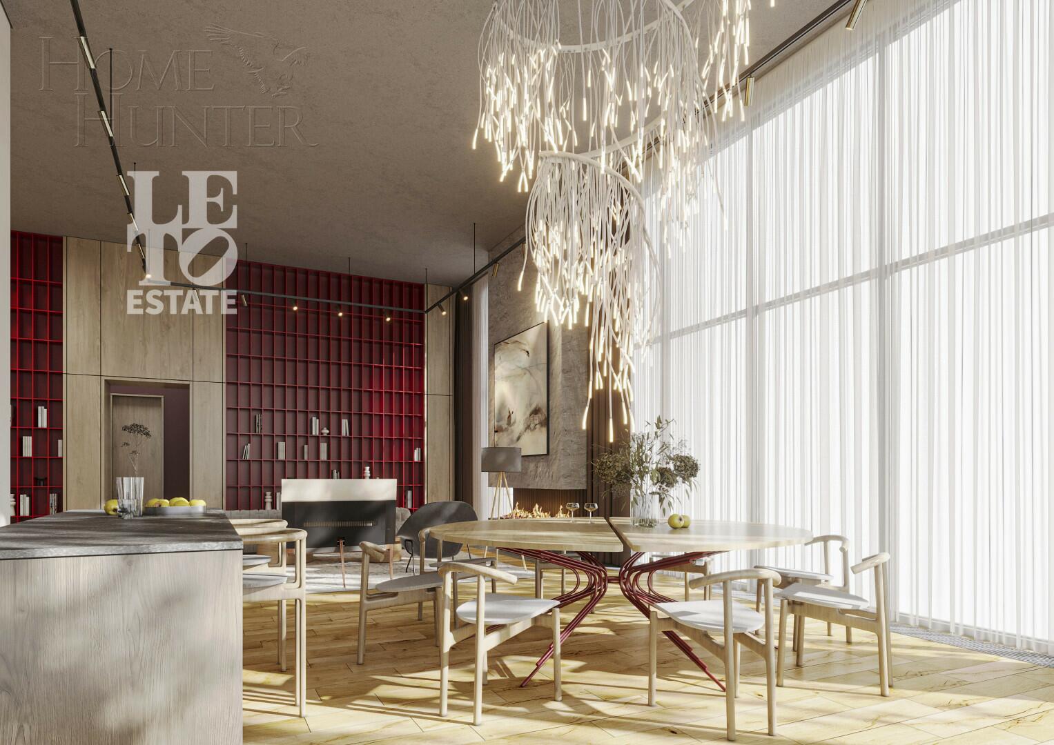 1-этажный коттедж 489 м² без отделки