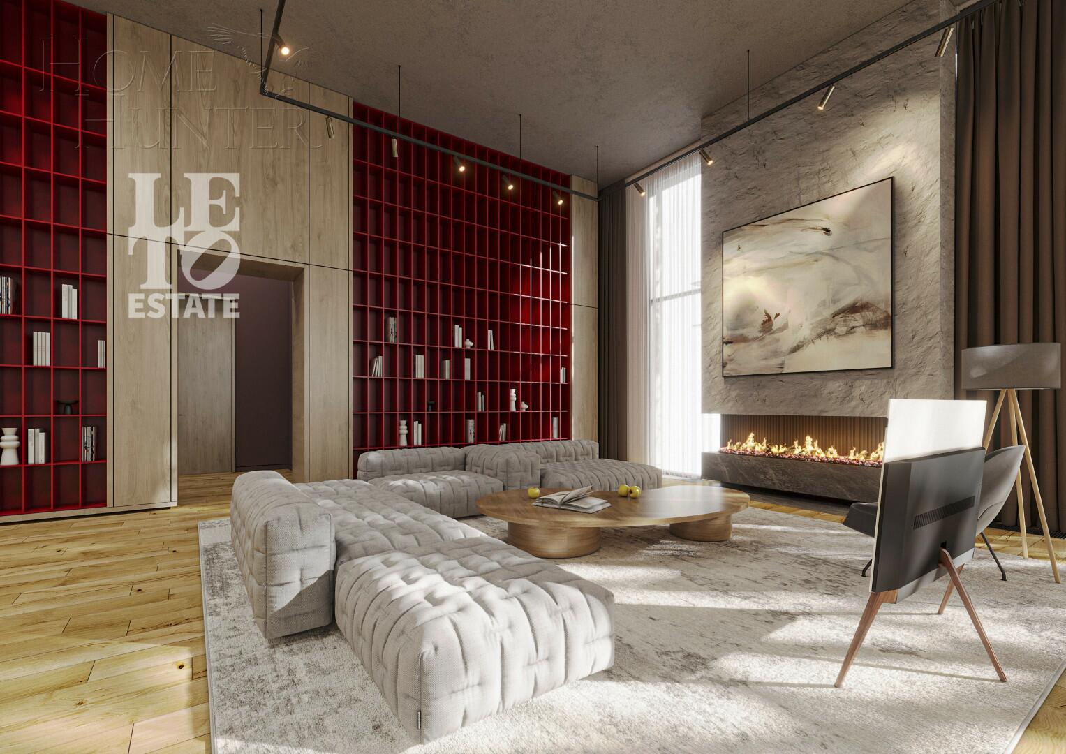 1-этажный коттедж 489 м² без отделки