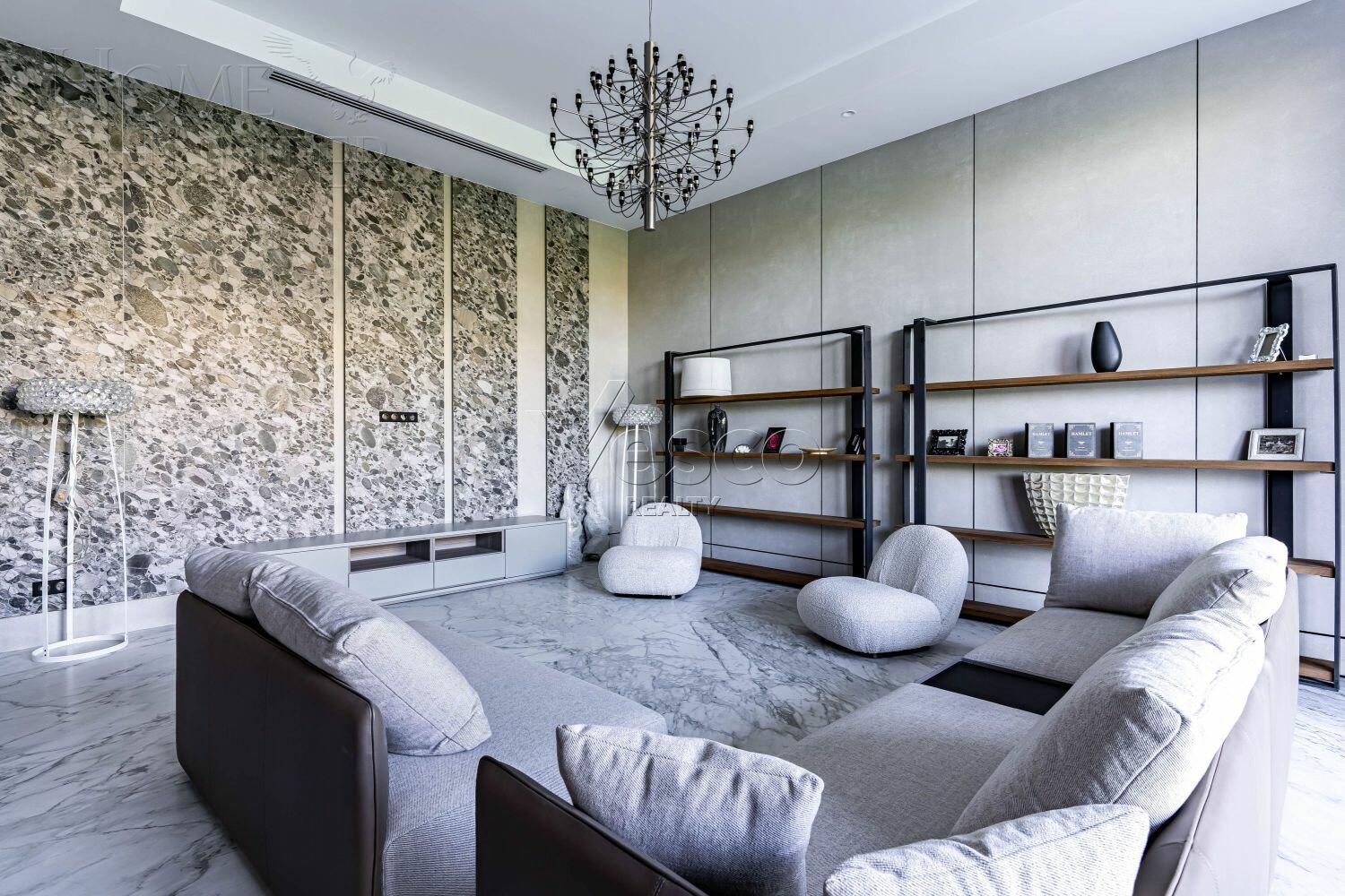 2-этажный коттедж 1 100 м² с отделкой