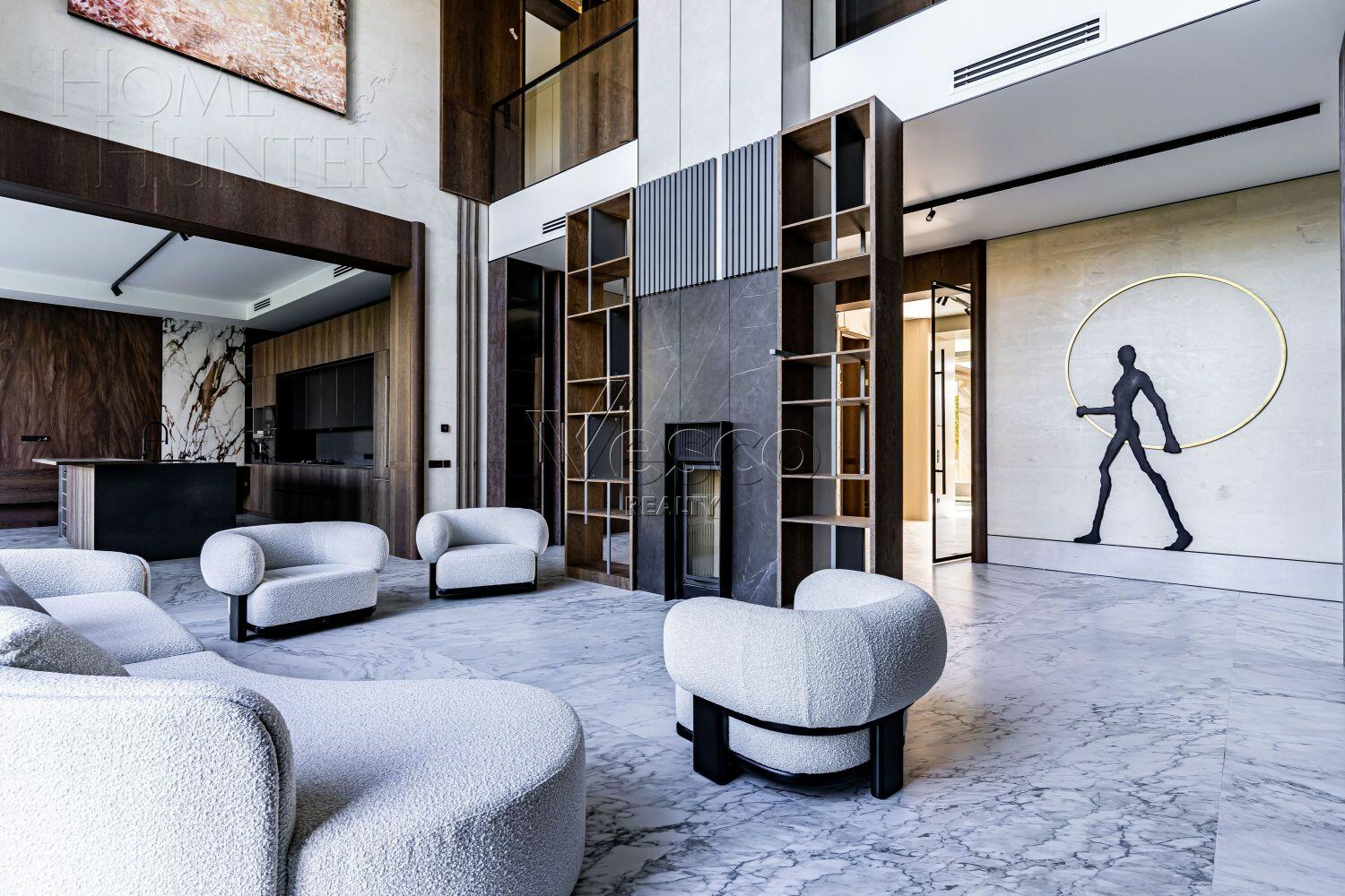 2-этажный коттедж 1 100 м² с отделкой