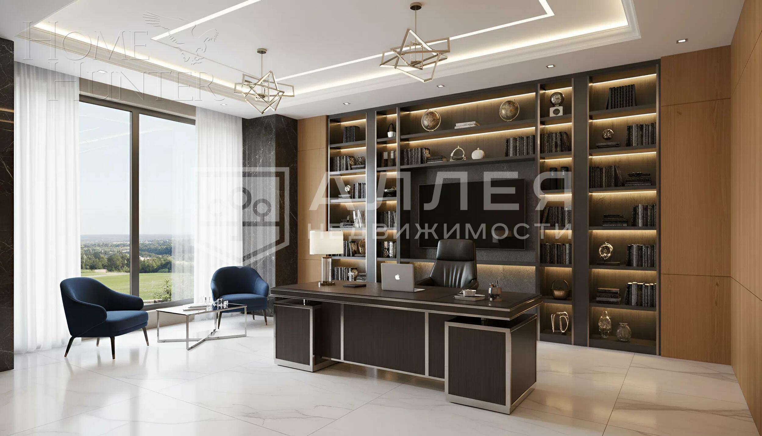 3-этажный коттедж 1 451 м² без отделки