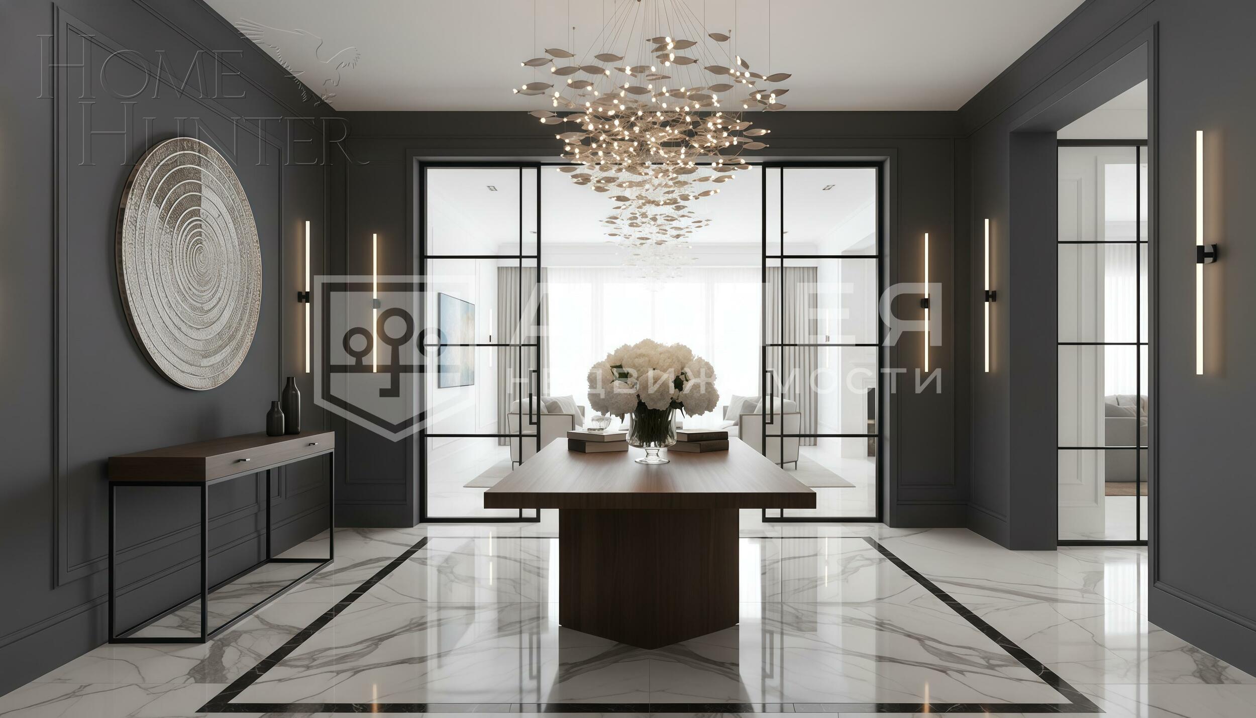 3-этажный коттедж 1 451 м² без отделки