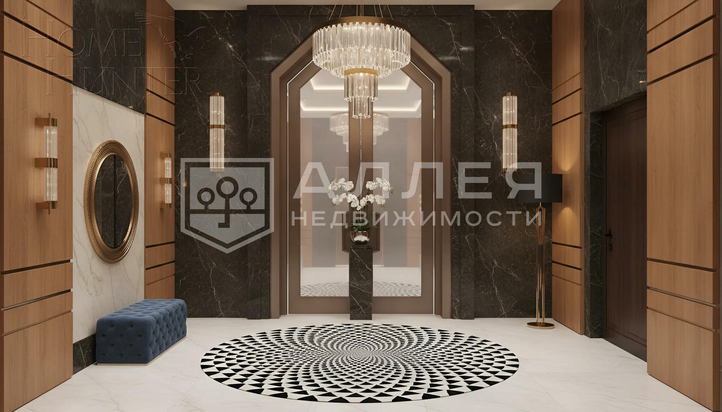 3-этажный коттедж 1 451 м² без отделки