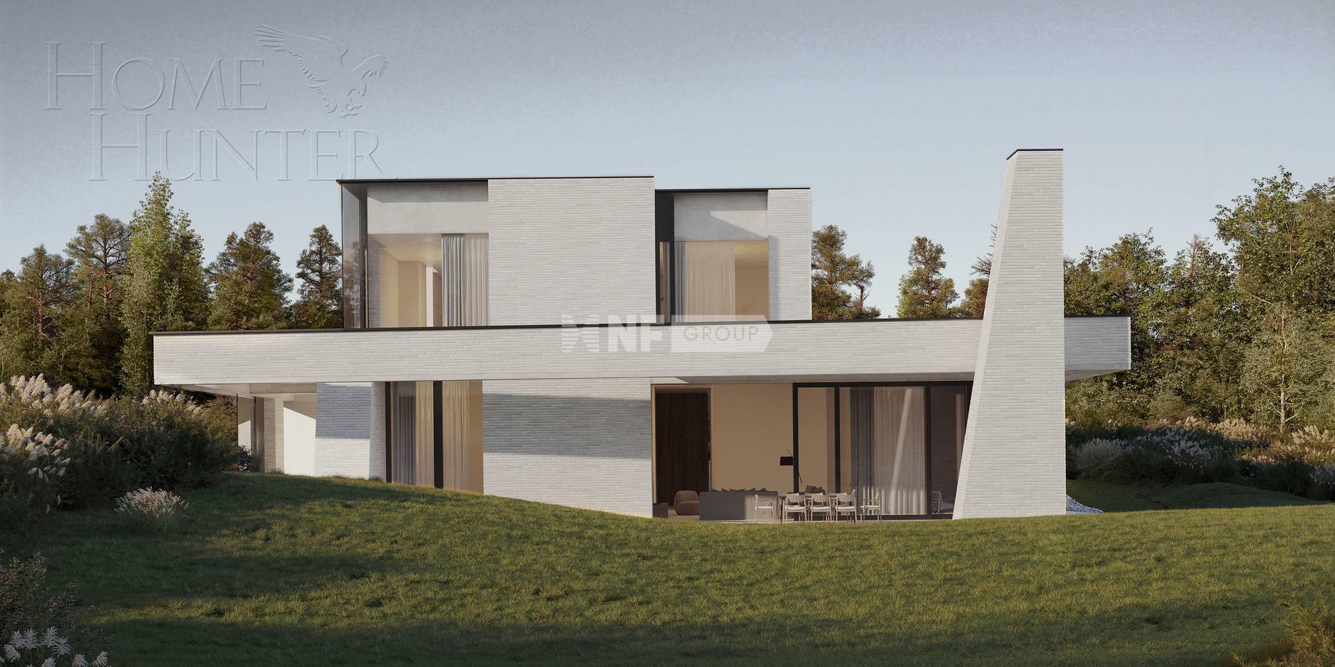 2-этажный коттедж 420.8 м² без отделки