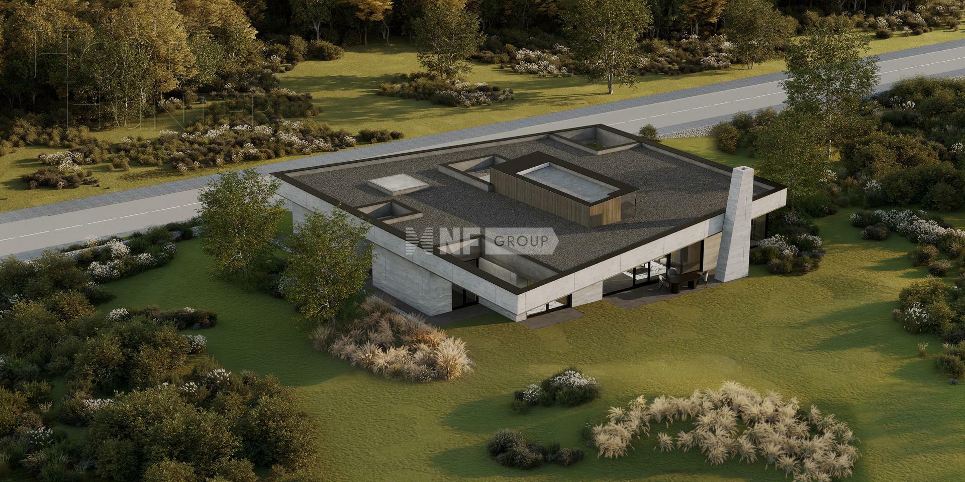 1-этажный коттедж 502.52 м² без отделки