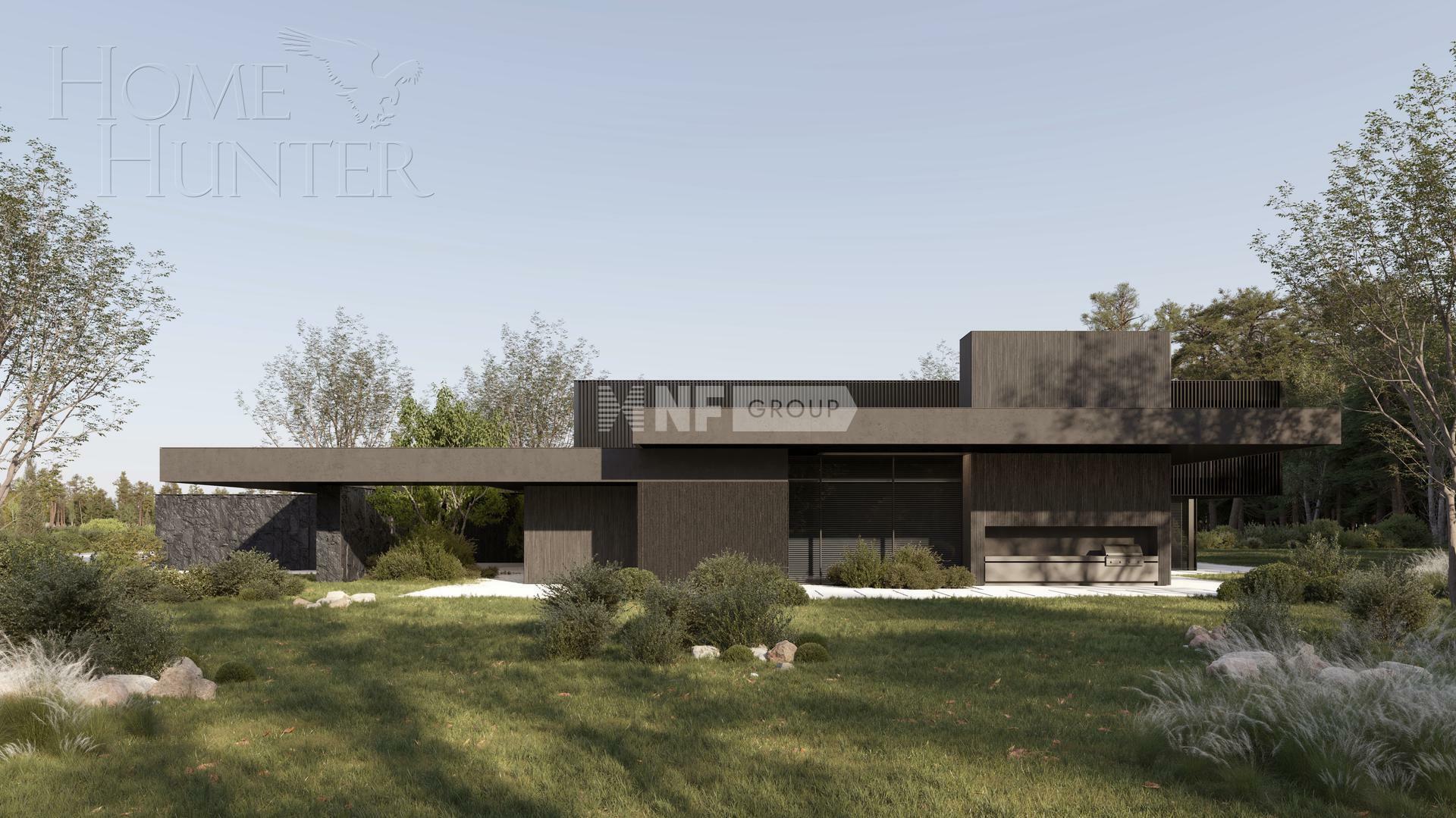 2-этажный коттедж 836.8 м² без отделки