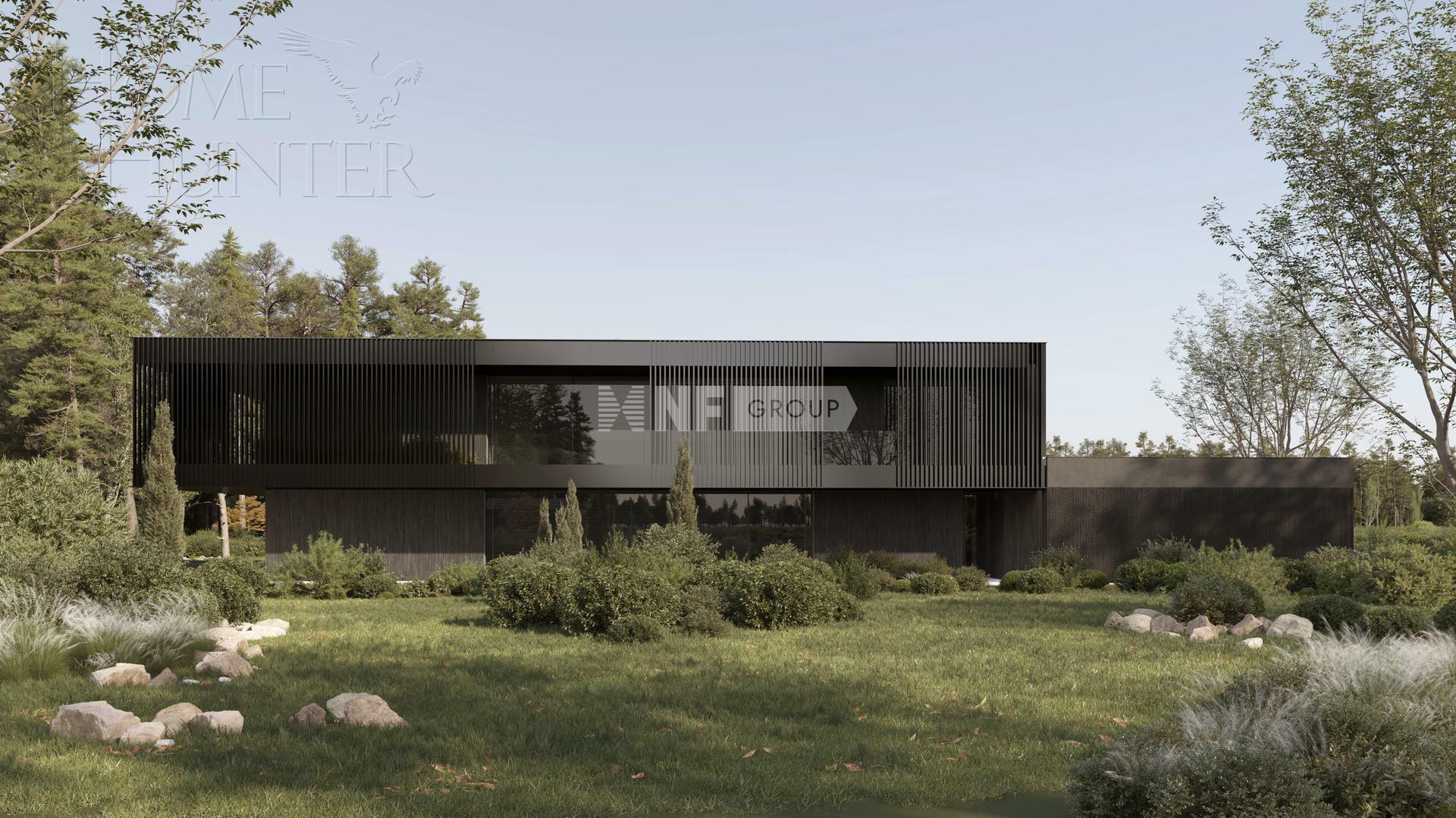 2-этажный коттедж 836.8 м² без отделки