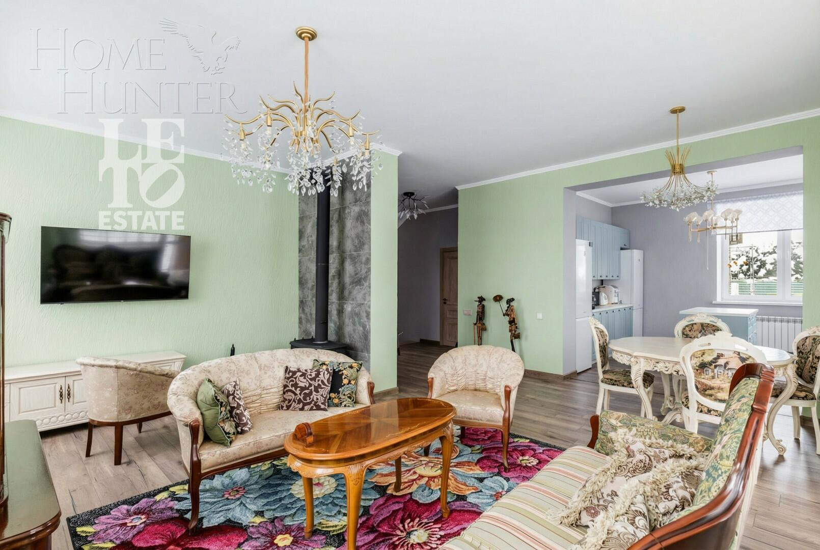 2-этажный коттедж 372 м² с отделкой