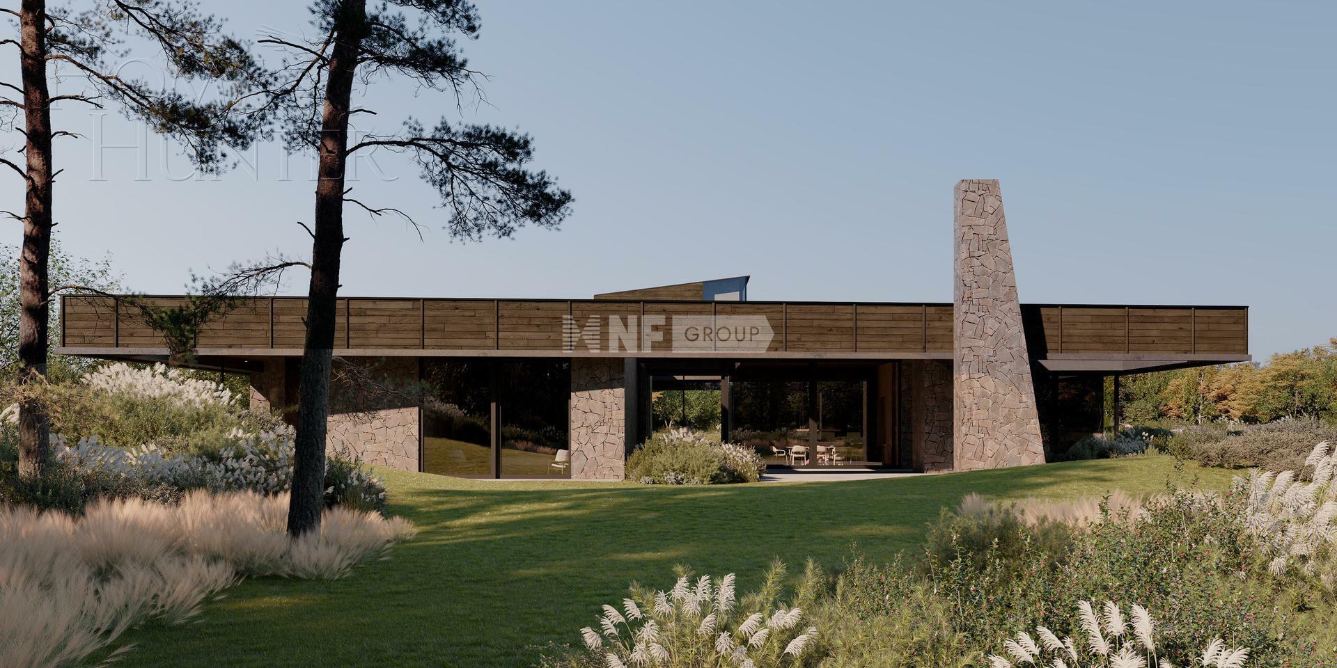 1-этажный коттедж 576.51 м² без отделки