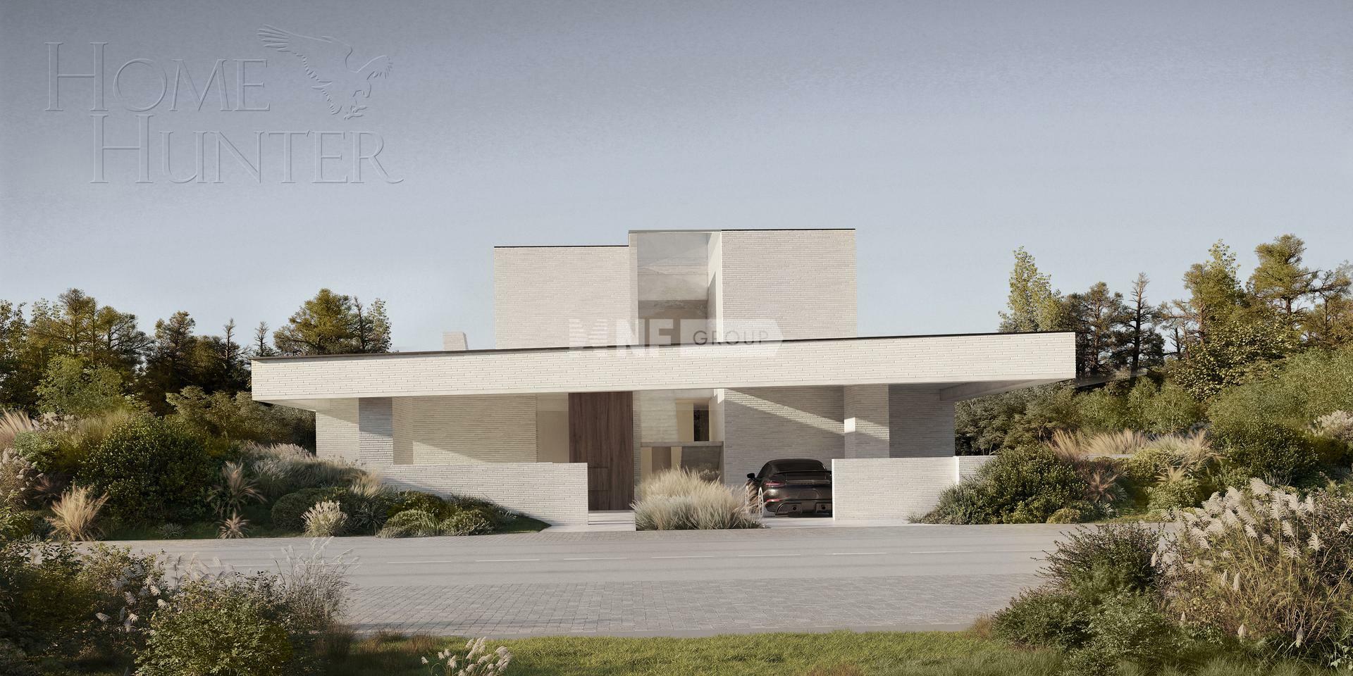 2-этажный коттедж 420.8 м² без отделки