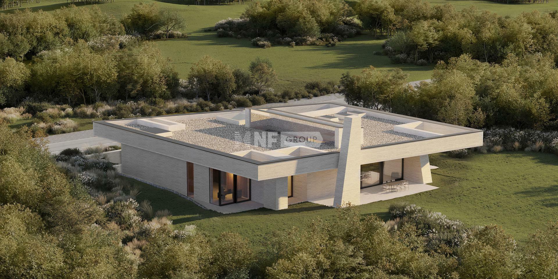 1-этажный коттедж 331.61 м² без отделки