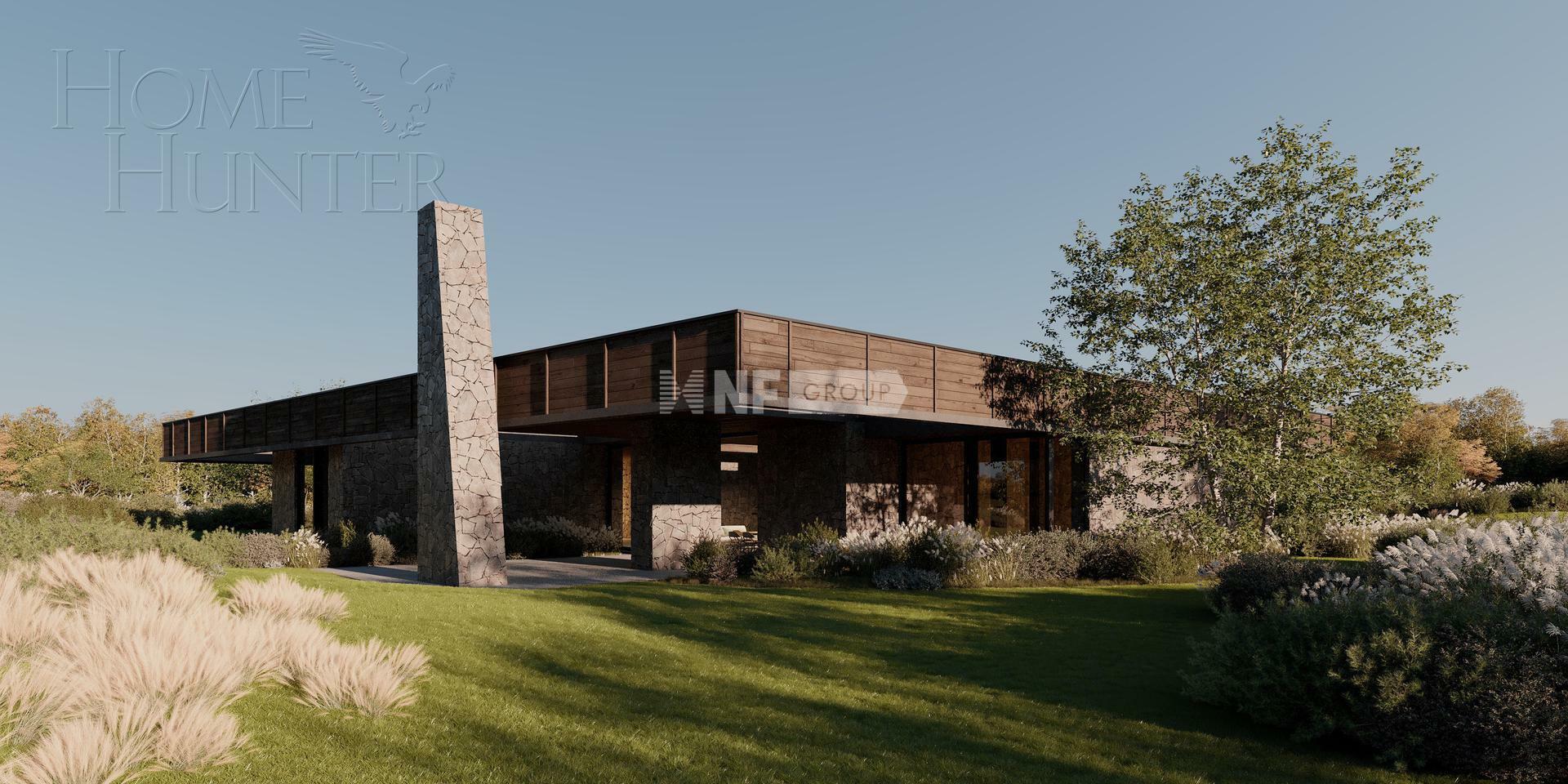 1-этажный коттедж 576.51 м² без отделки