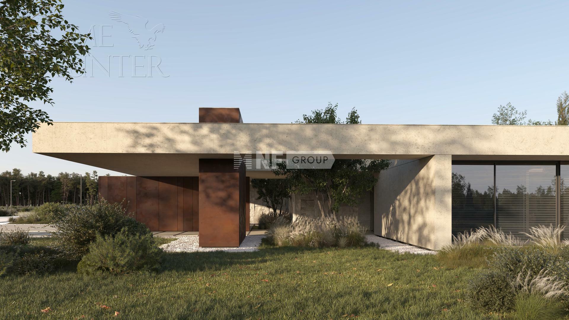 1-этажный коттедж 590.2 м² без отделки