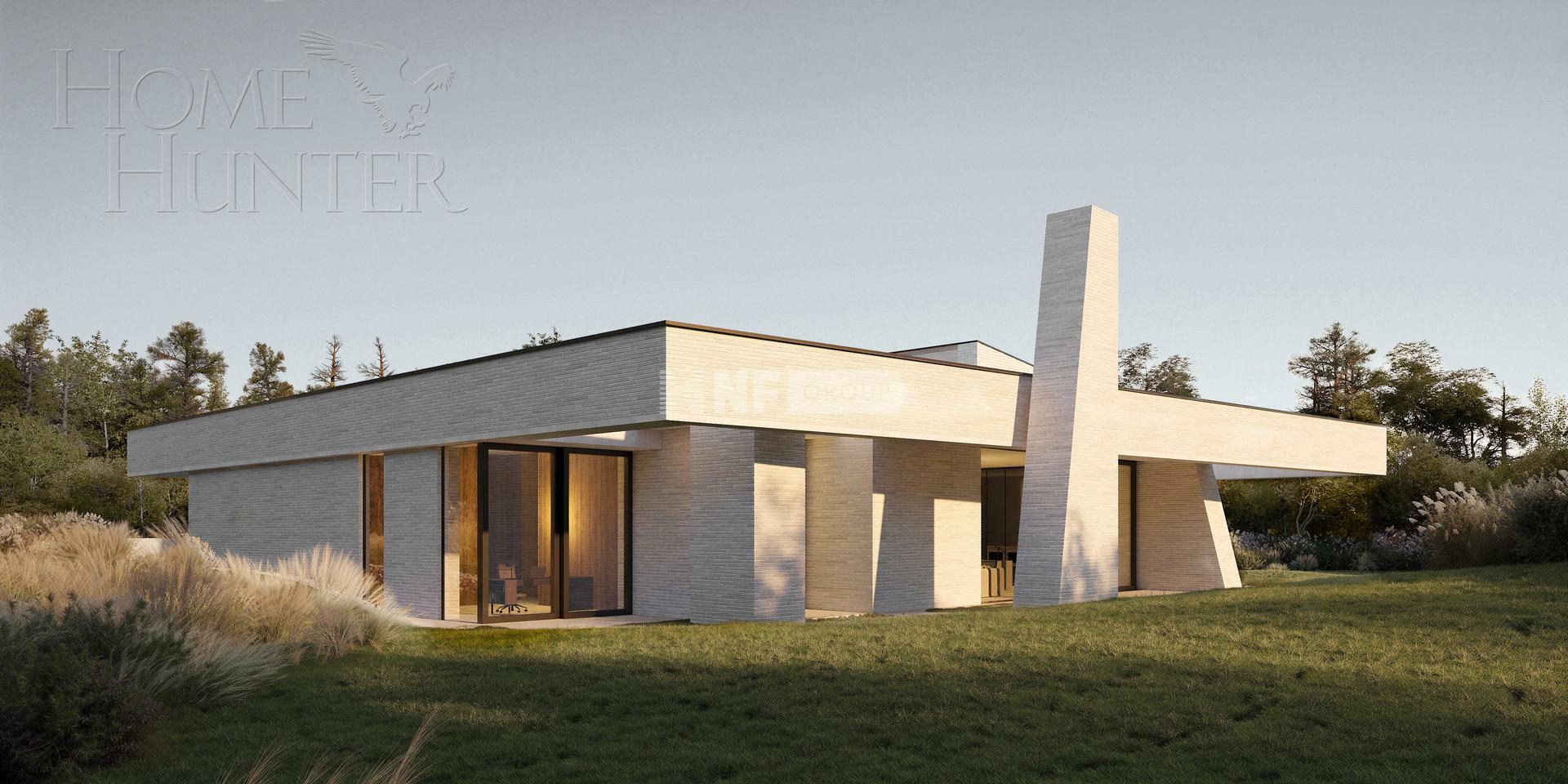 1-этажный коттедж 331.61 м² без отделки