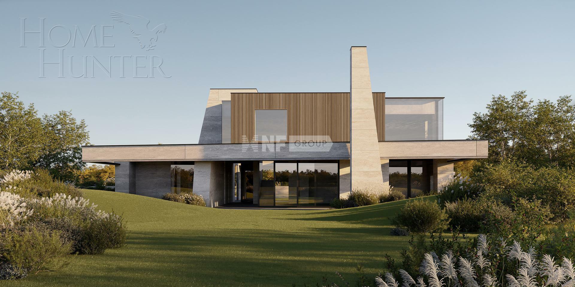 2-этажный коттедж 562.2 м² без отделки