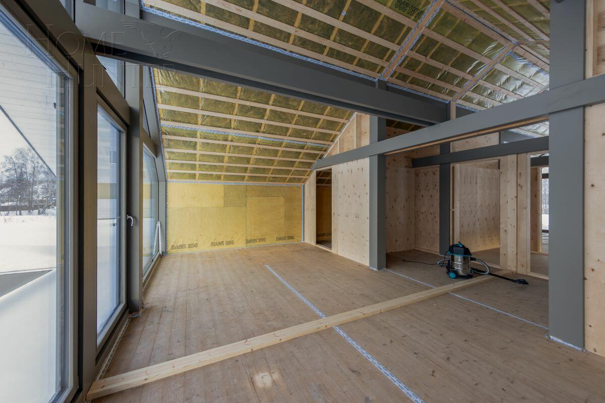 2-этажный коттедж 500 м² без отделки