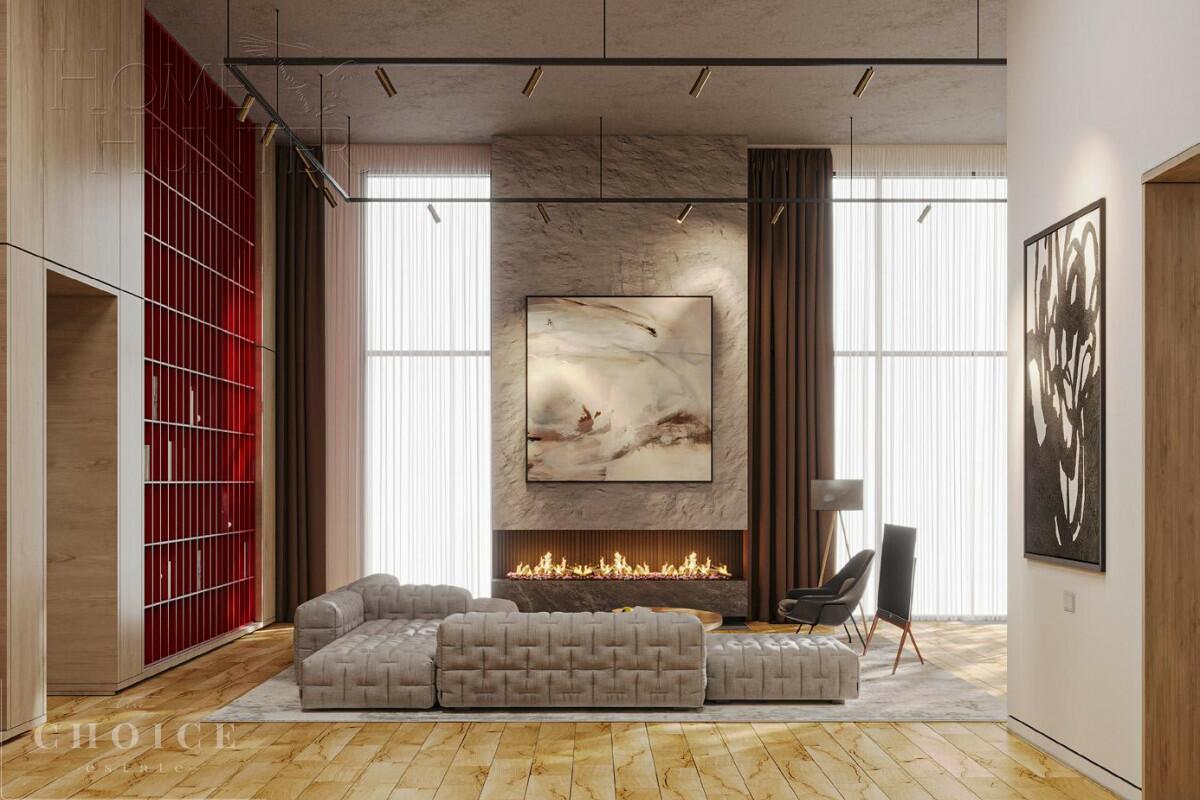 1-этажный коттедж 489 м² без отделки